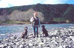 Marg and her dogs